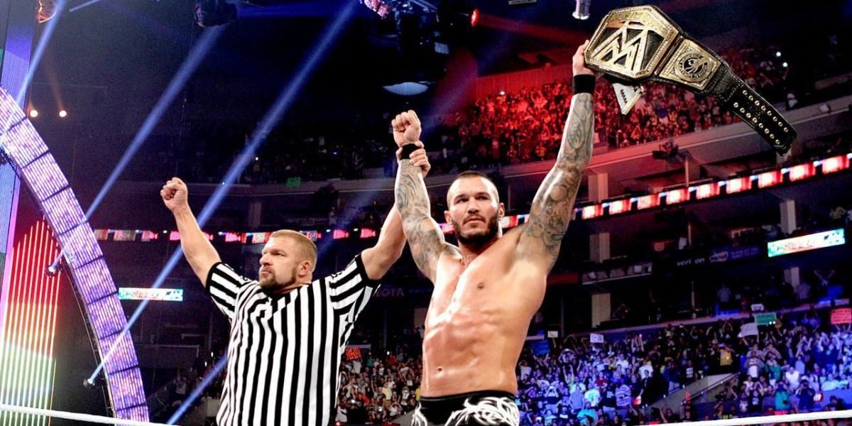 Orton and Triple H 2013