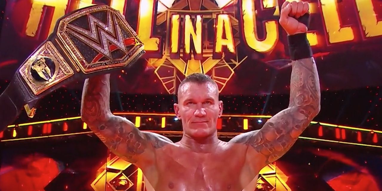 Randy Orton WWE Champion Hell in a Cell