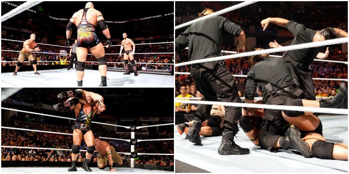 CM Punk vs John Cena and Ryback