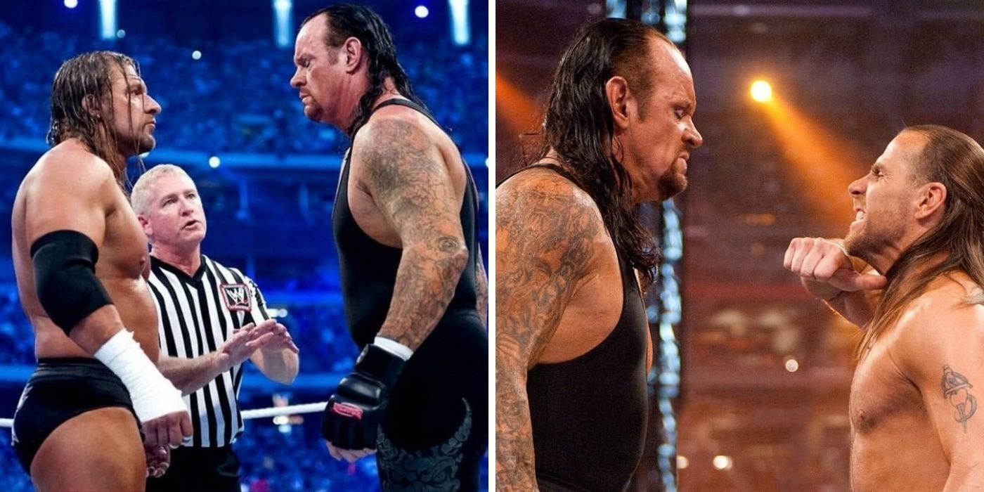 The Undertaker vs Triple H and The Undertaker vs Shawn Michaels at Wrestlemania