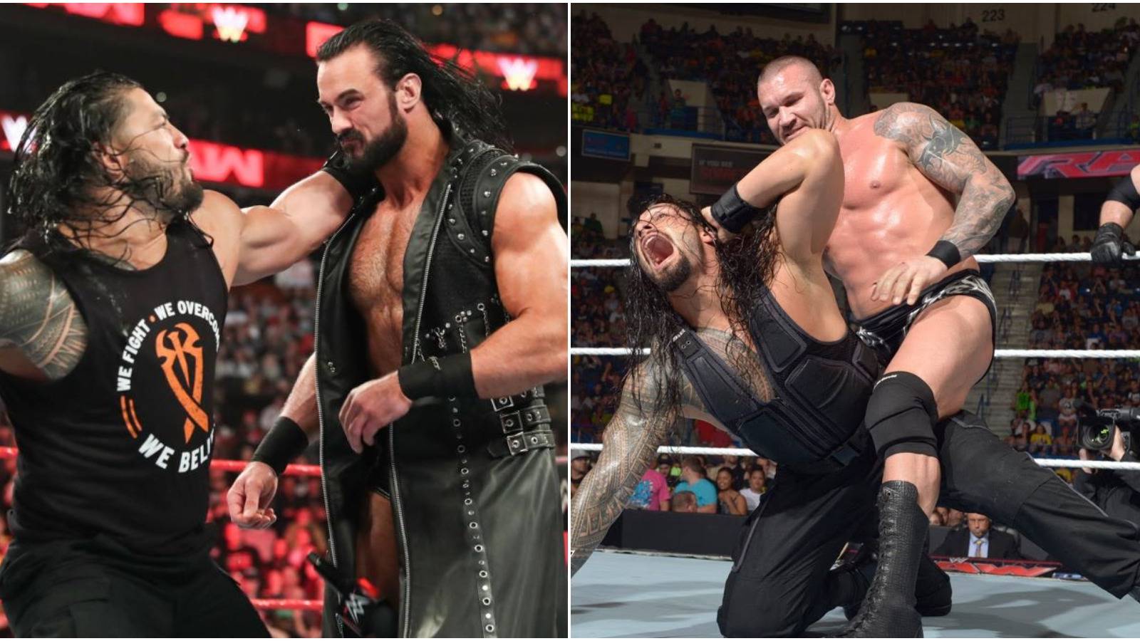 Roman Reigns vs Randy Orton at SummerSlam 2014, image size:1600x900