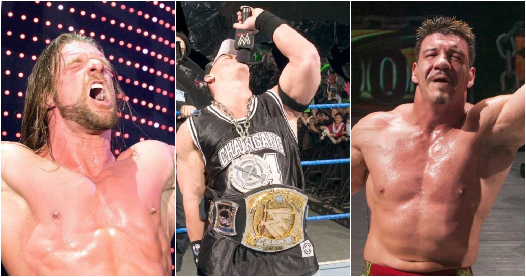Triple H, John Cena, Eddie Guerrero