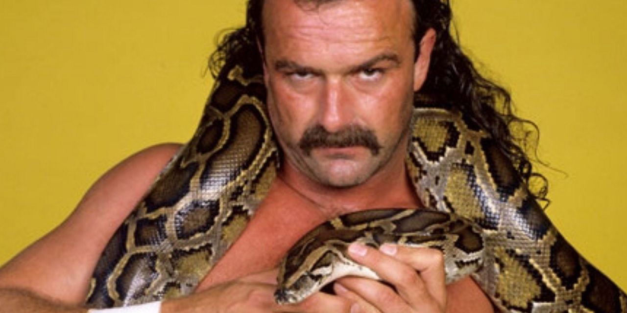 Jake Roberts and his snake