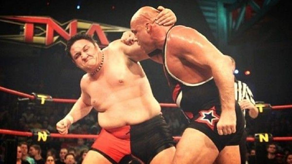 Kurt Angle vs. Samoa Joe