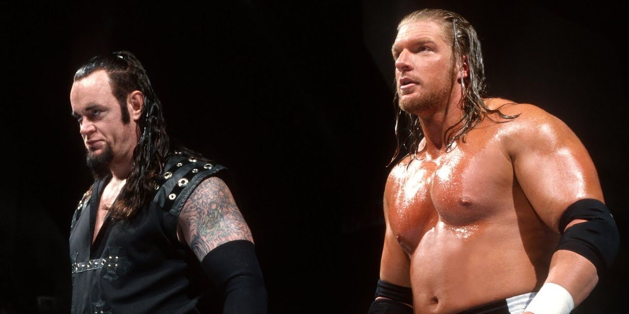 Triple H and The Undertaker on the first Smackdown