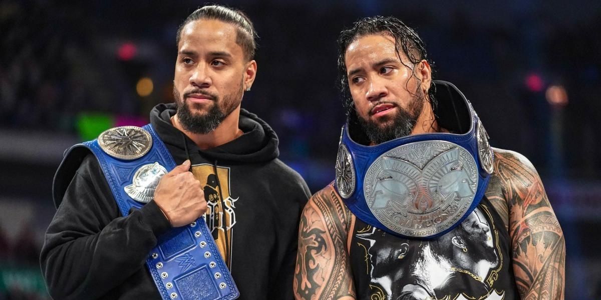 The Usos as Smackdown Tag Team Champions