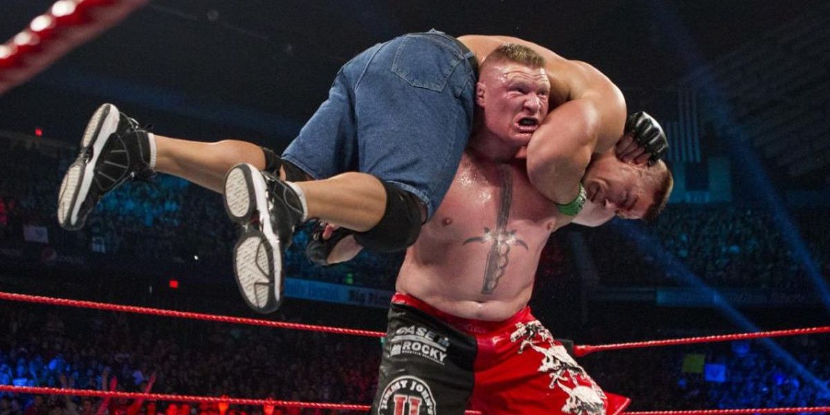 Brock Lesnar vs John Cena at Extreme Rules 2012
