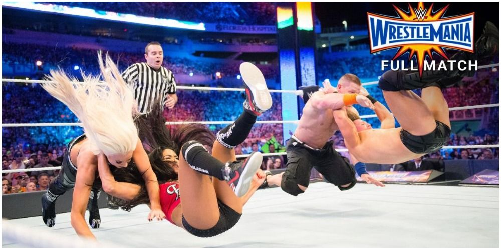John Cena Nikki Bella mixed tag team