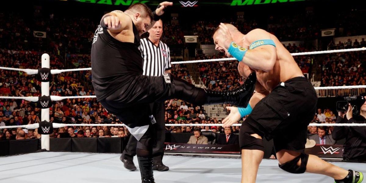 Kevin Owens versus John Cena Money in the Bank
