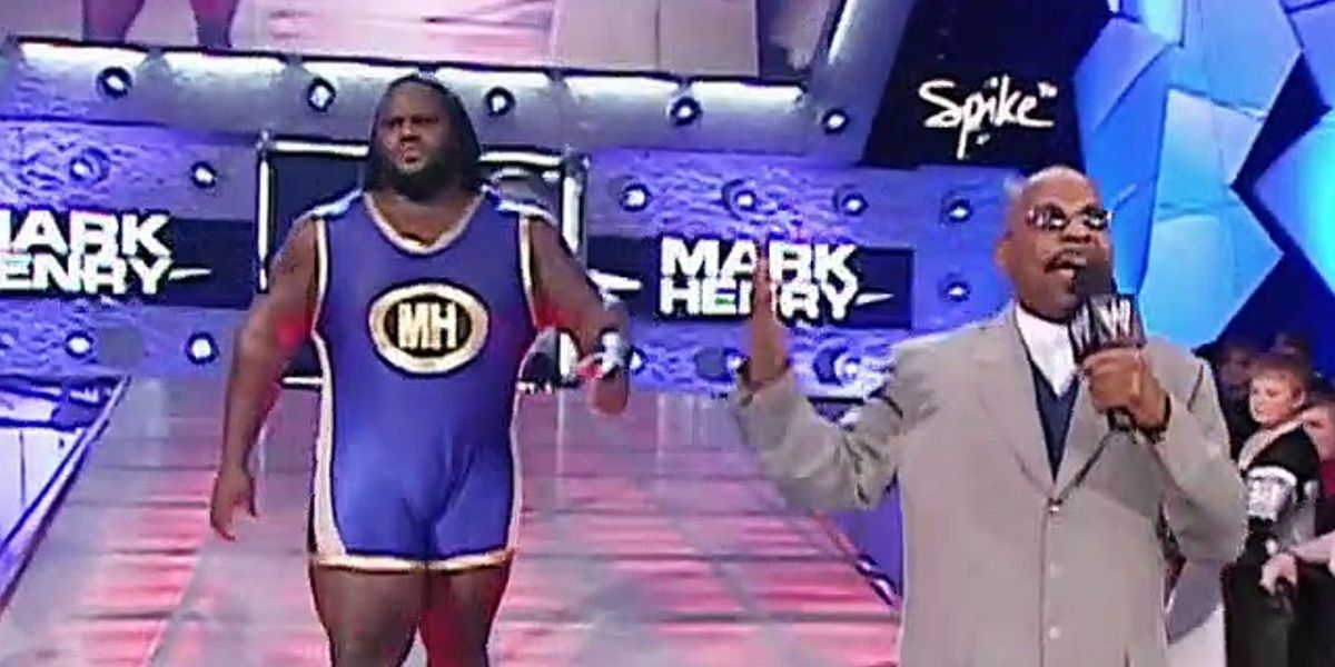 Mark Henry and Teddy Long