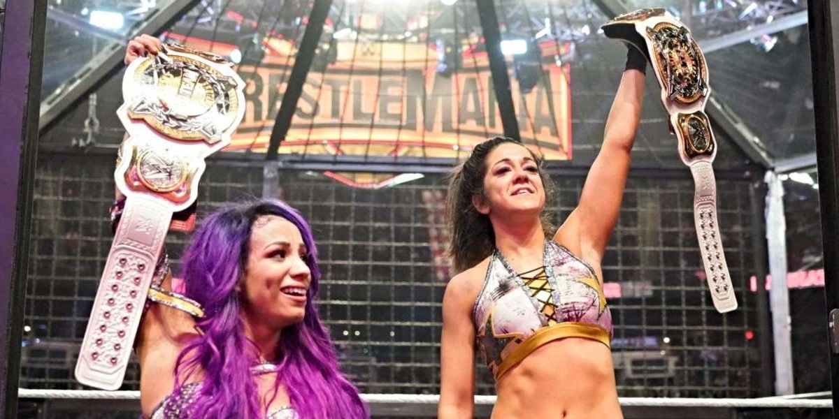 Sasha Banks and Bayley inaugural Women's Tag Team Champions