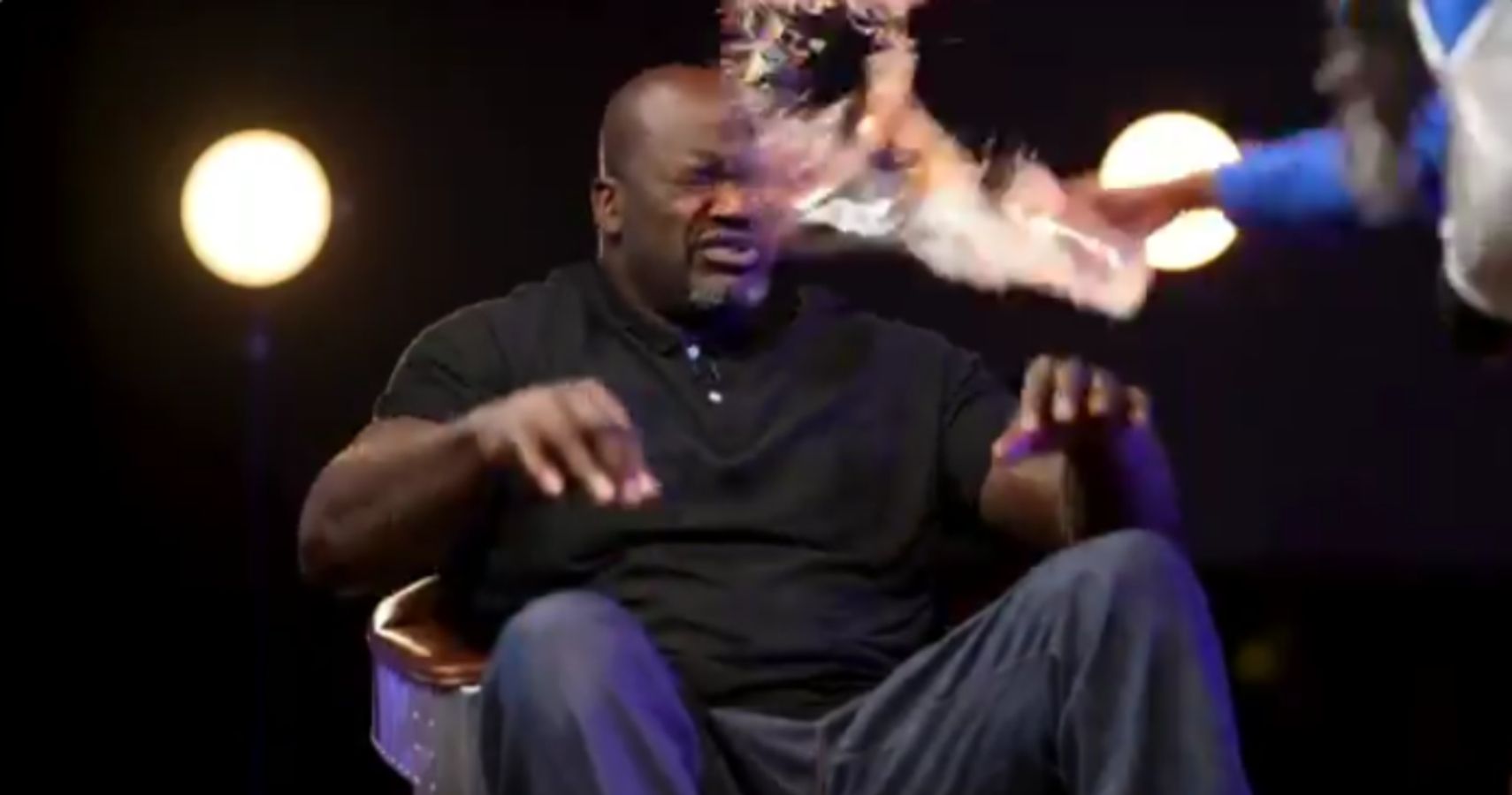 Shaquille O'Neal Called "Overgrown A**hole" & Has Drink Thrown In His(02)
