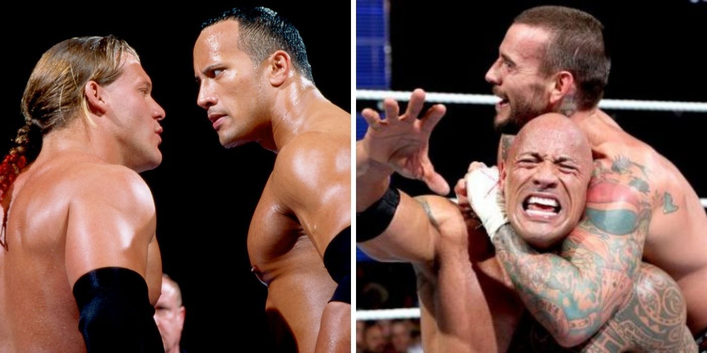 The Rock versus Chris Jericho and The Rock versus CM Punk