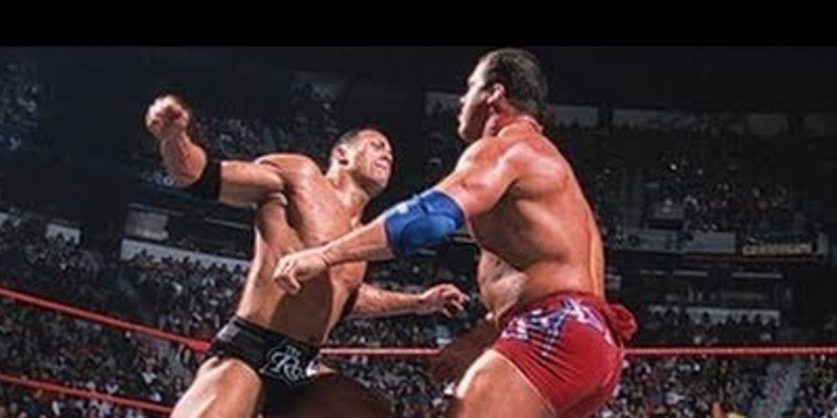 The Rock versus Kurt Angle No Way Out 2001