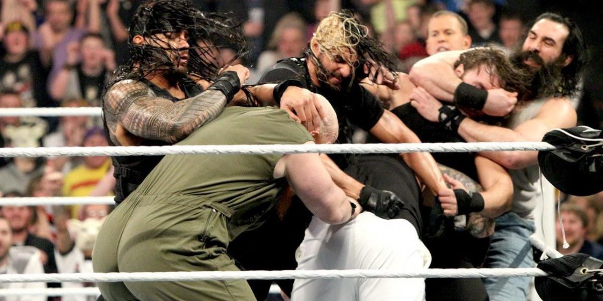 The Wyatt Family vs The Shield (Elimination Chamber, 2014)