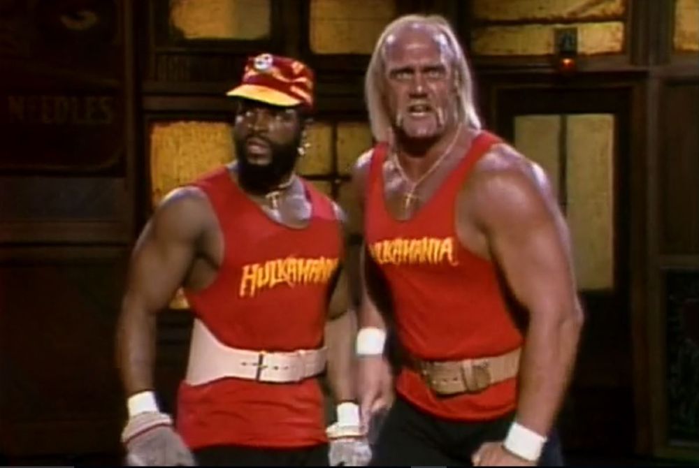 Mr. T and Hulk Hogan
