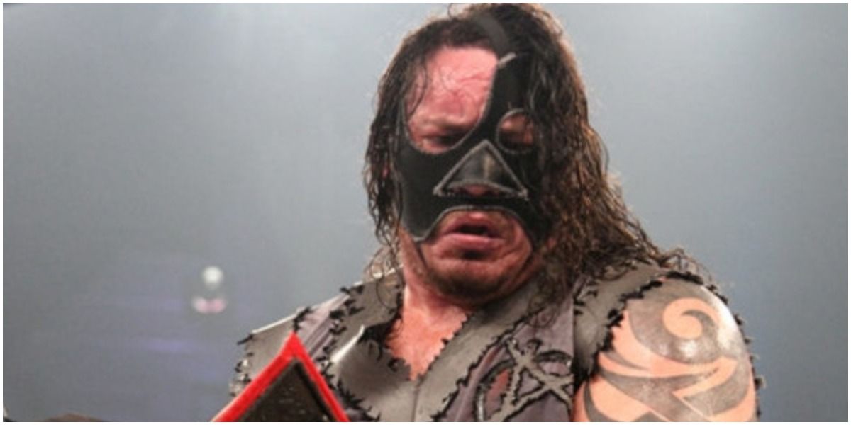 TNA Abyss Looking Puzzled