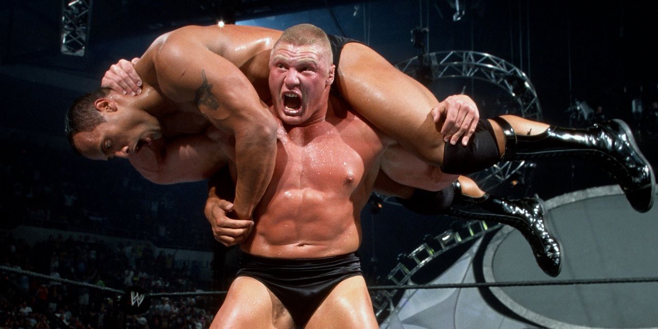 The Rock vs. Brock Lesnar