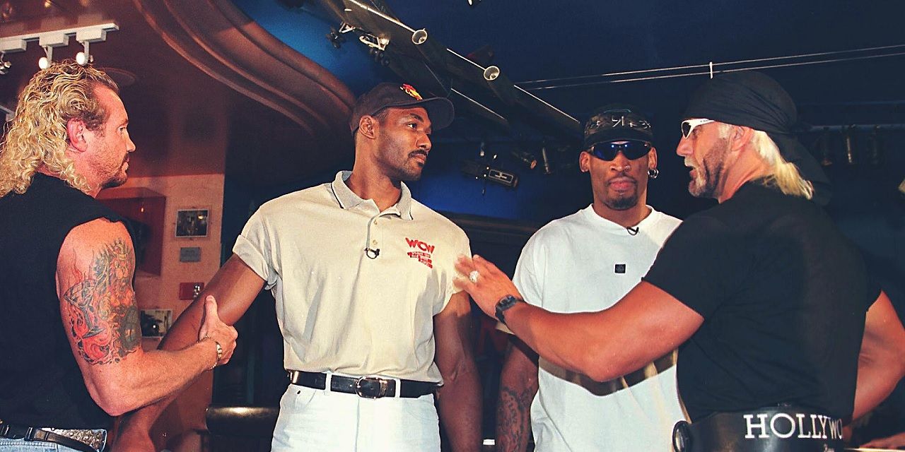 DDP and Karl Malone vs Hulk Hogan and Dennis Rodman