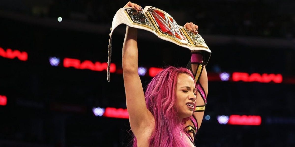 Sasha Banks as Raw Women's Champion
