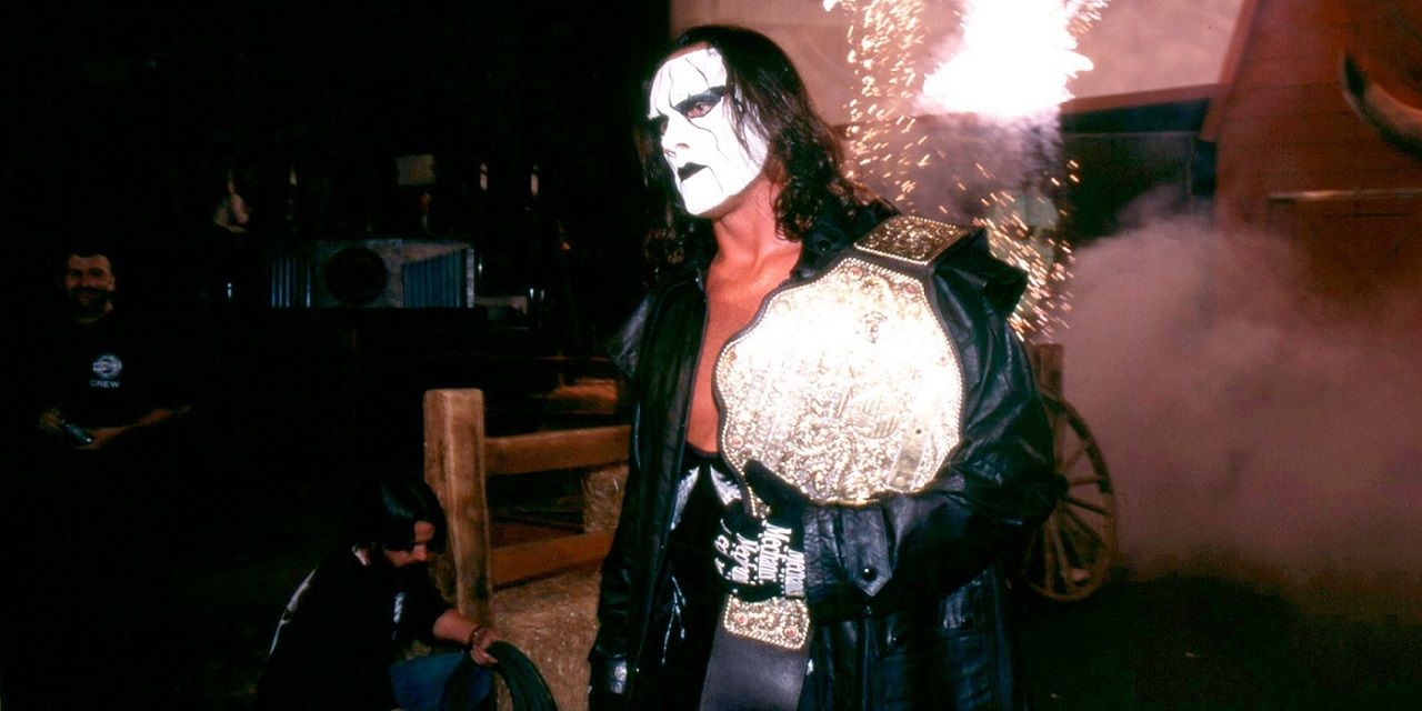 Sting as WCW Champion