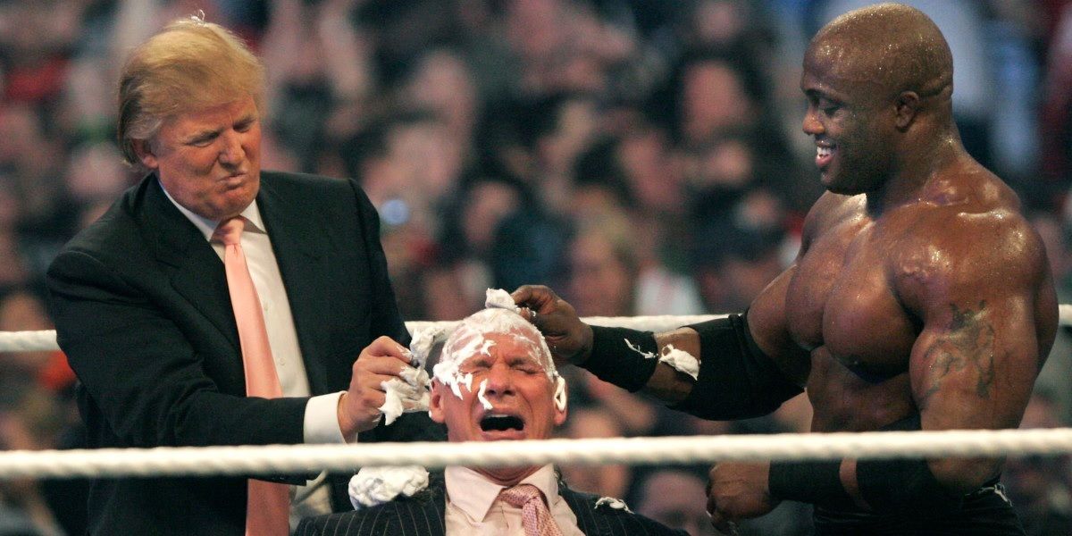 Vince McMahon's head shaved