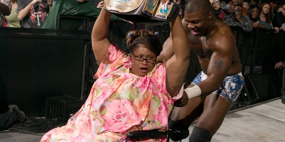 Shelton Benjamin and mom Benjamin