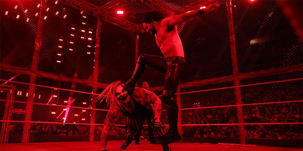 Hell in a Cell Bray Wyatt Seth Rollins