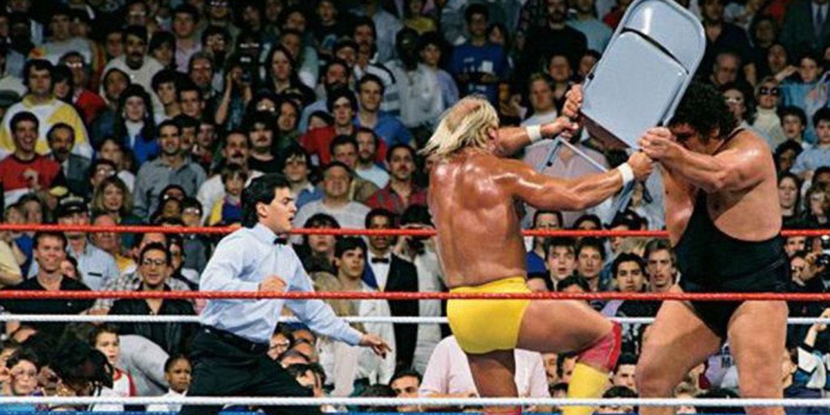 Hulk Hogan vs Andre the Giant at WrestleMania