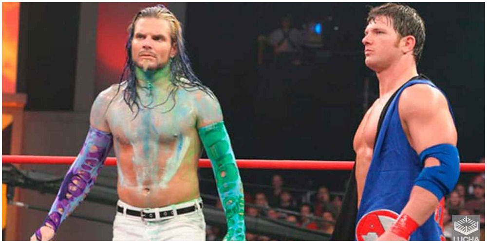 Jeff Hardy and AJ Styles TNA