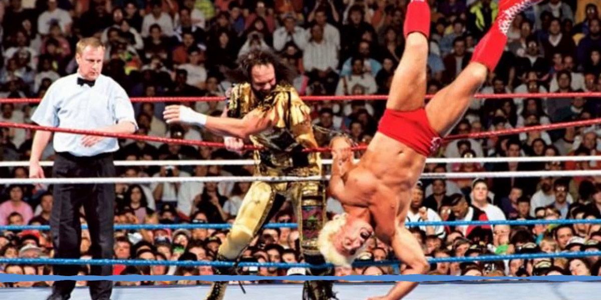 Randy Savage vs Ric Flair at WrestleMania