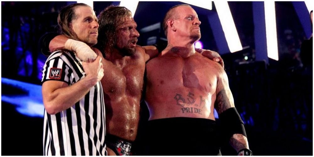 Triple H Undertaker Shawn Michaels