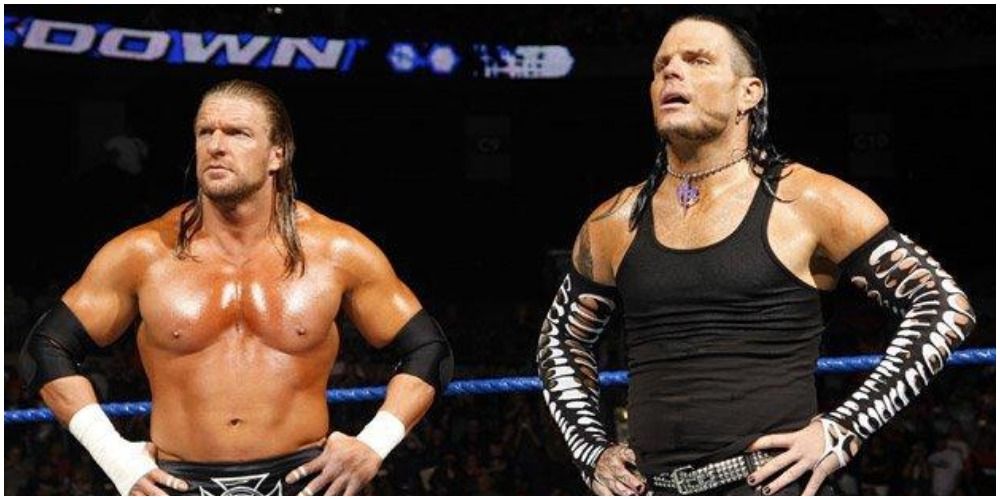 Triple H and Jeff Hardy