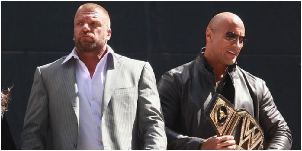 Triple H and The Rock