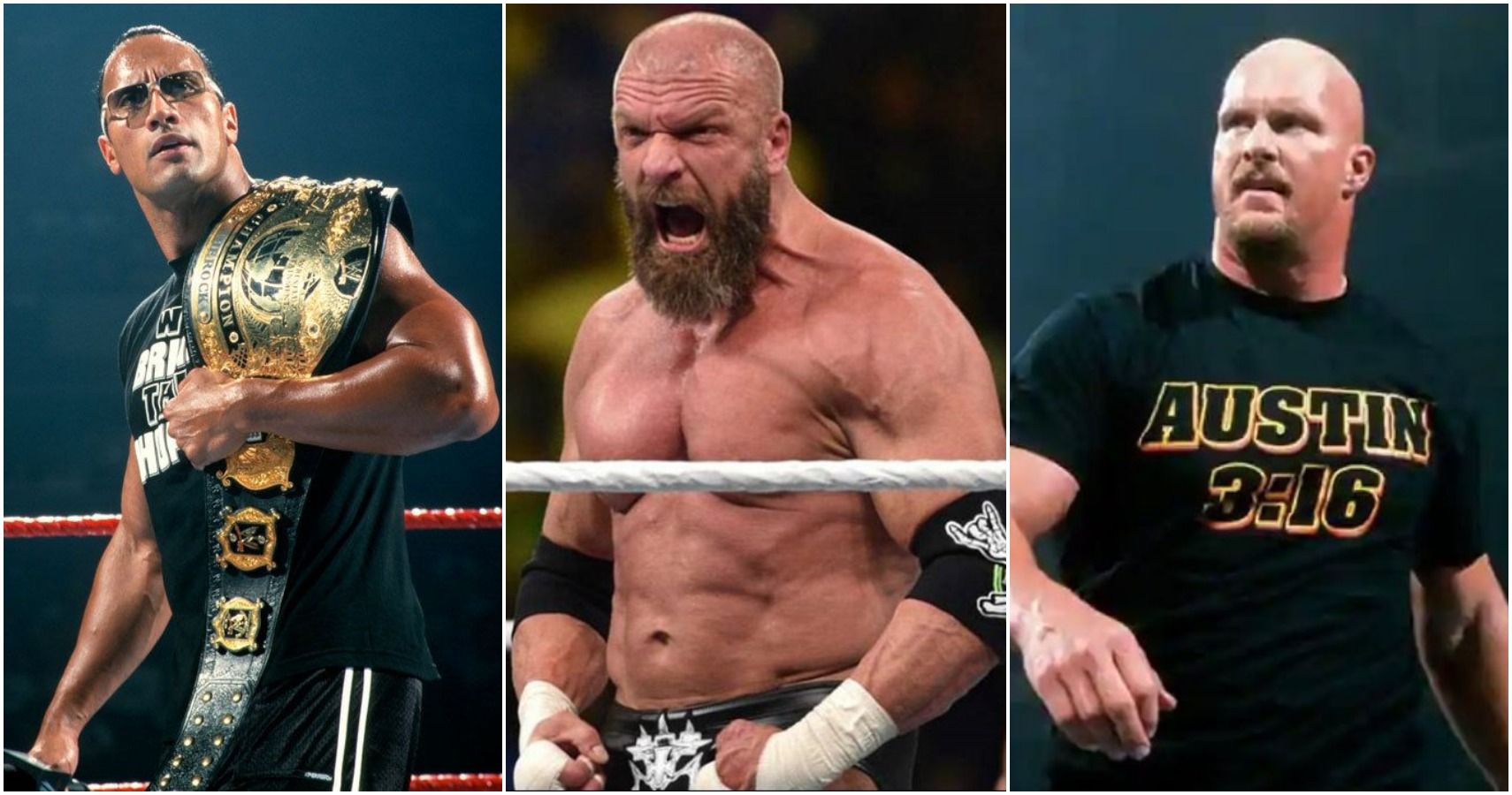 Triple H The Rock Stone cold Triple H’s 10 Best Tag Team Partners