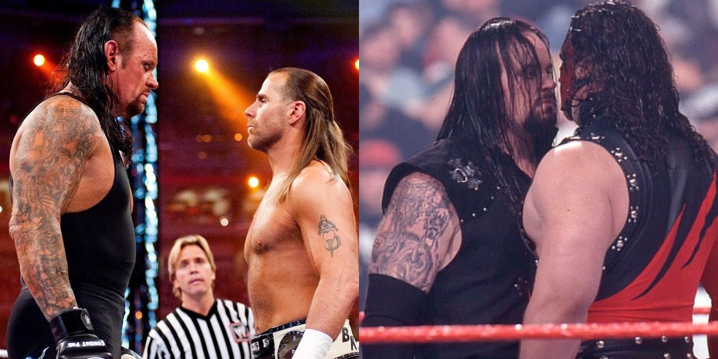 Undertaker vs Shawn Michaels and Undertaker vs Kane