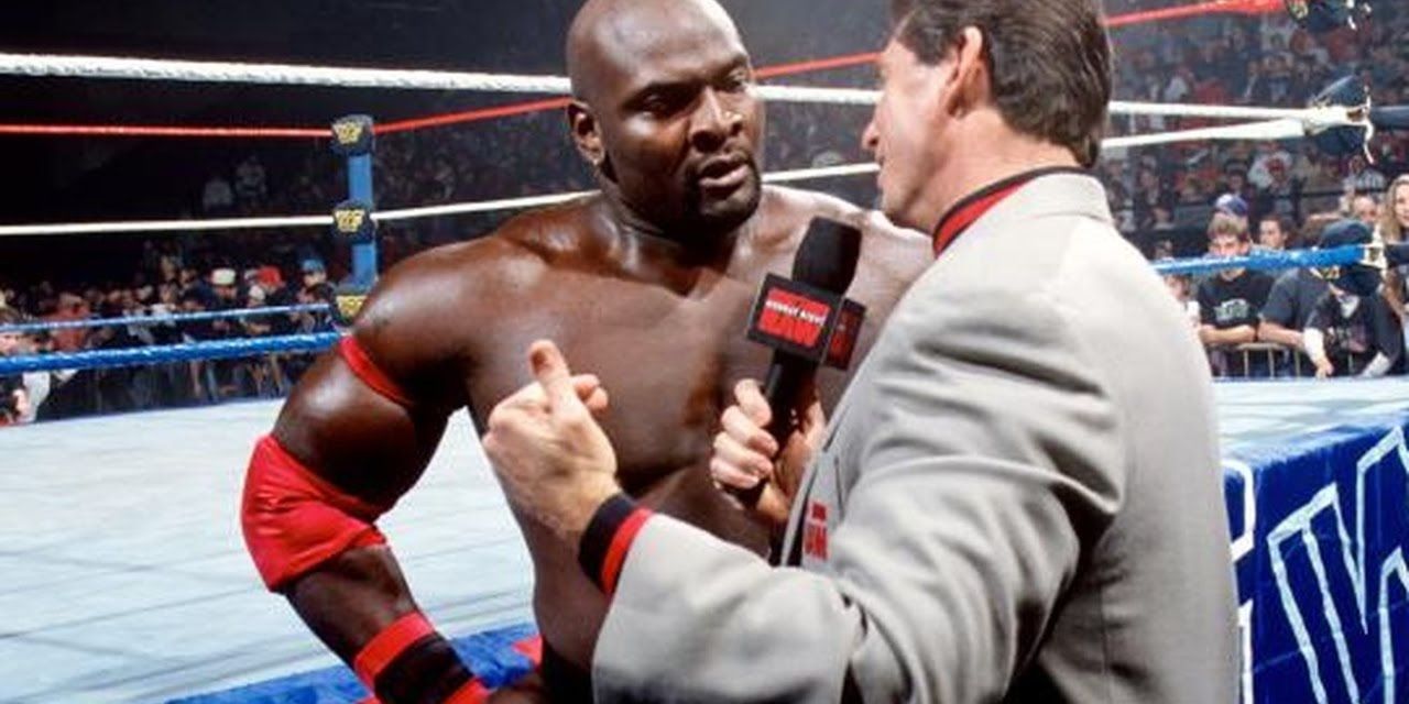 Ahmed Johnson and Vince McMahon