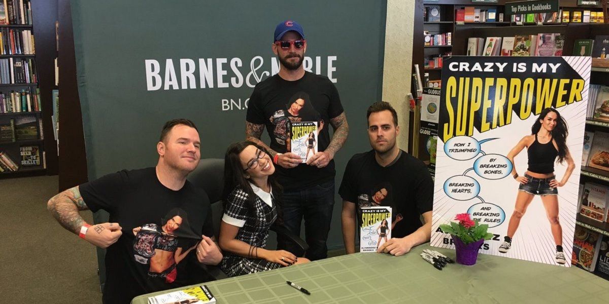 CM Punk at AJ Lee's book signing