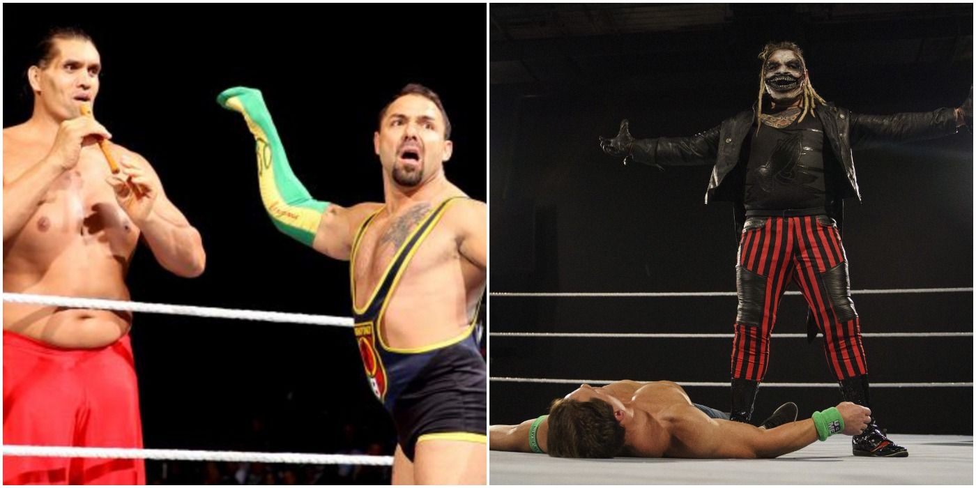 Great Khali, Santino Marella, The Fiend Bray Wyatt, and John Cena