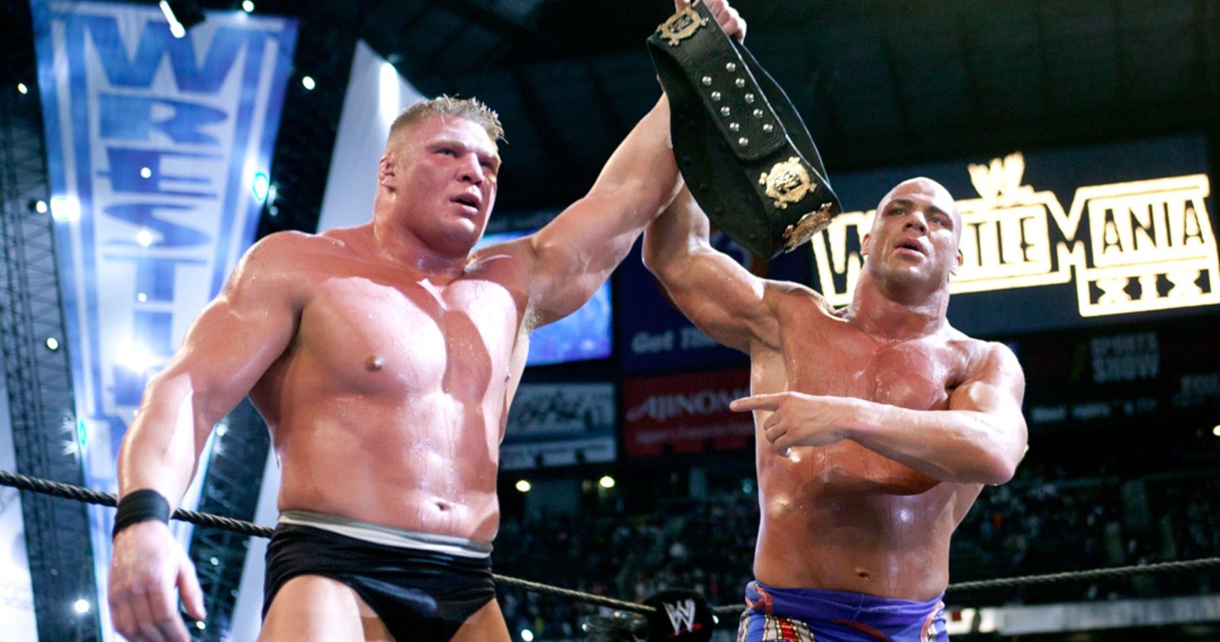 Kurt Angle Reveals He Wasn't The First Choice To Face Brock Lesnar At ...