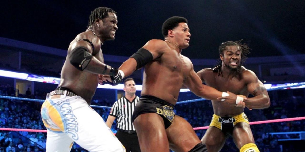 Kofi Kingston &amp; R-Truth vs Darren Young