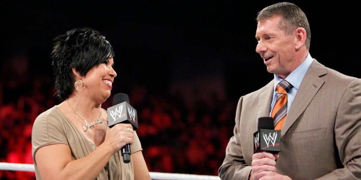 Vickie Guerrero and Vince McMahon