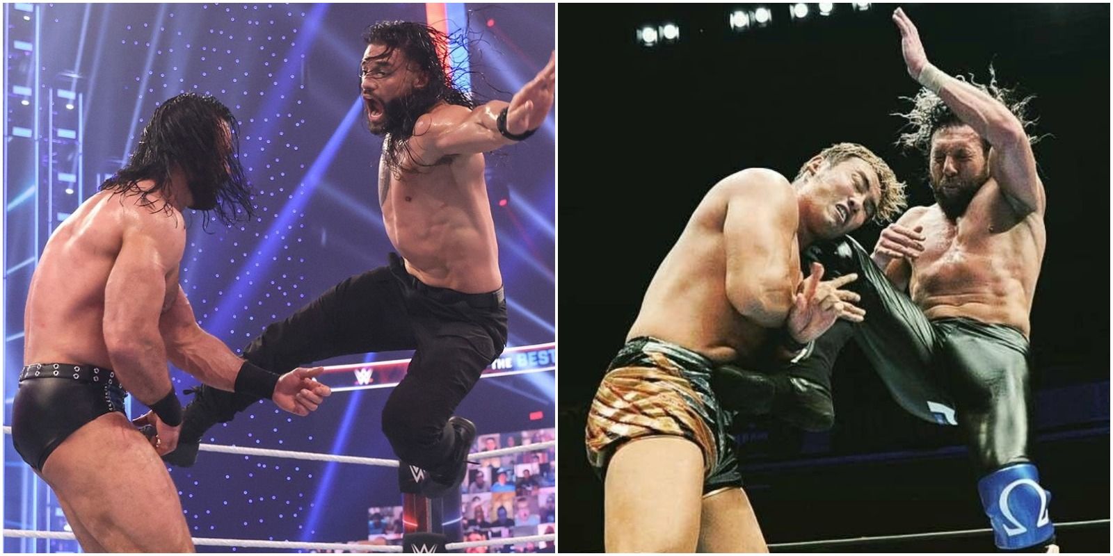 8 Signature Moves Done By Wrestlers In WWE & AEW (& Who Does Them Better)