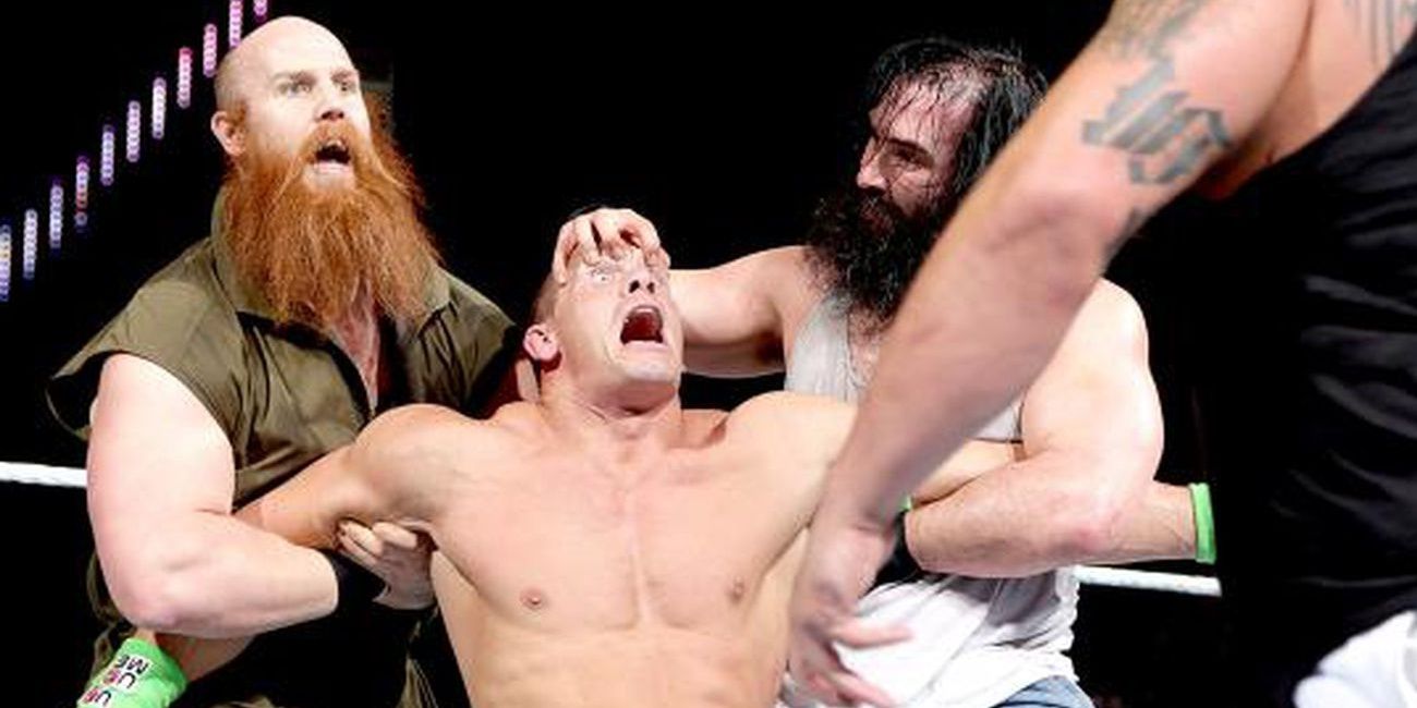 The Wyatt Family and John Cena 