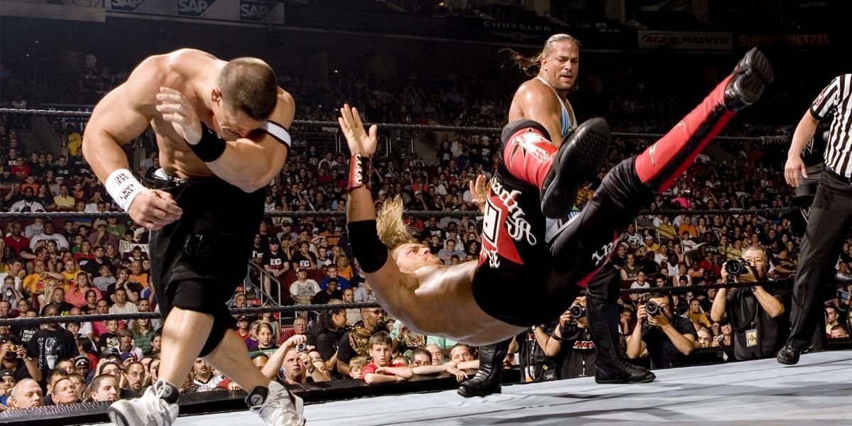 Edge vs Cena vs RVD Raw 06