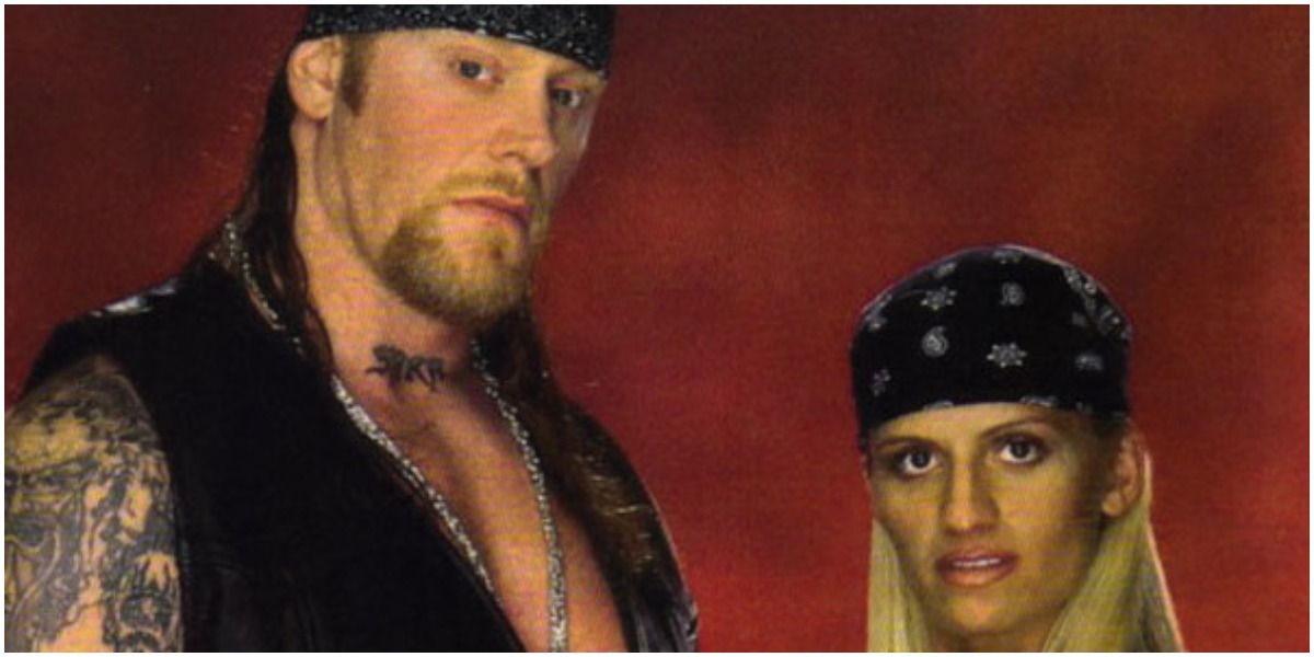 The Undertaker with Sara (ex wife)