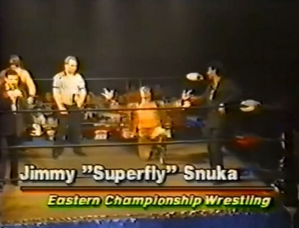 Jimmy &quot;Superfly&quot; Snuka in ECW, 1992