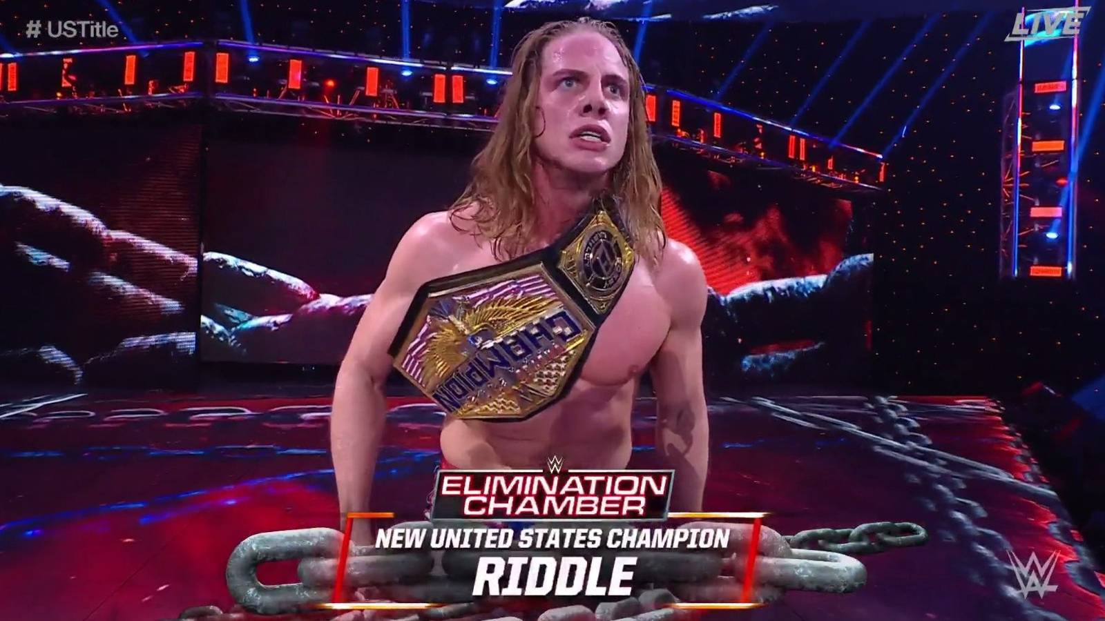 Riddle Wins The US Title At Elimination Chamber