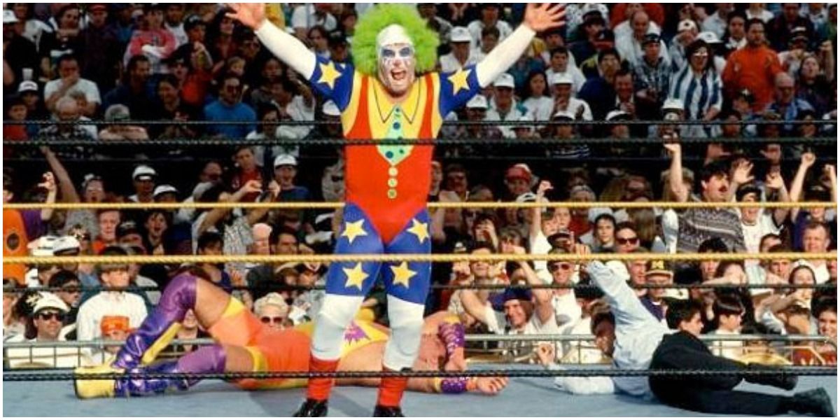 Doing the Clown in ring