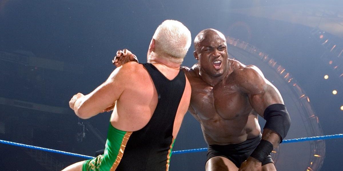 Bobby Lashley v King Booker v Batista v Finlay No Mercy 2006 Cropped
